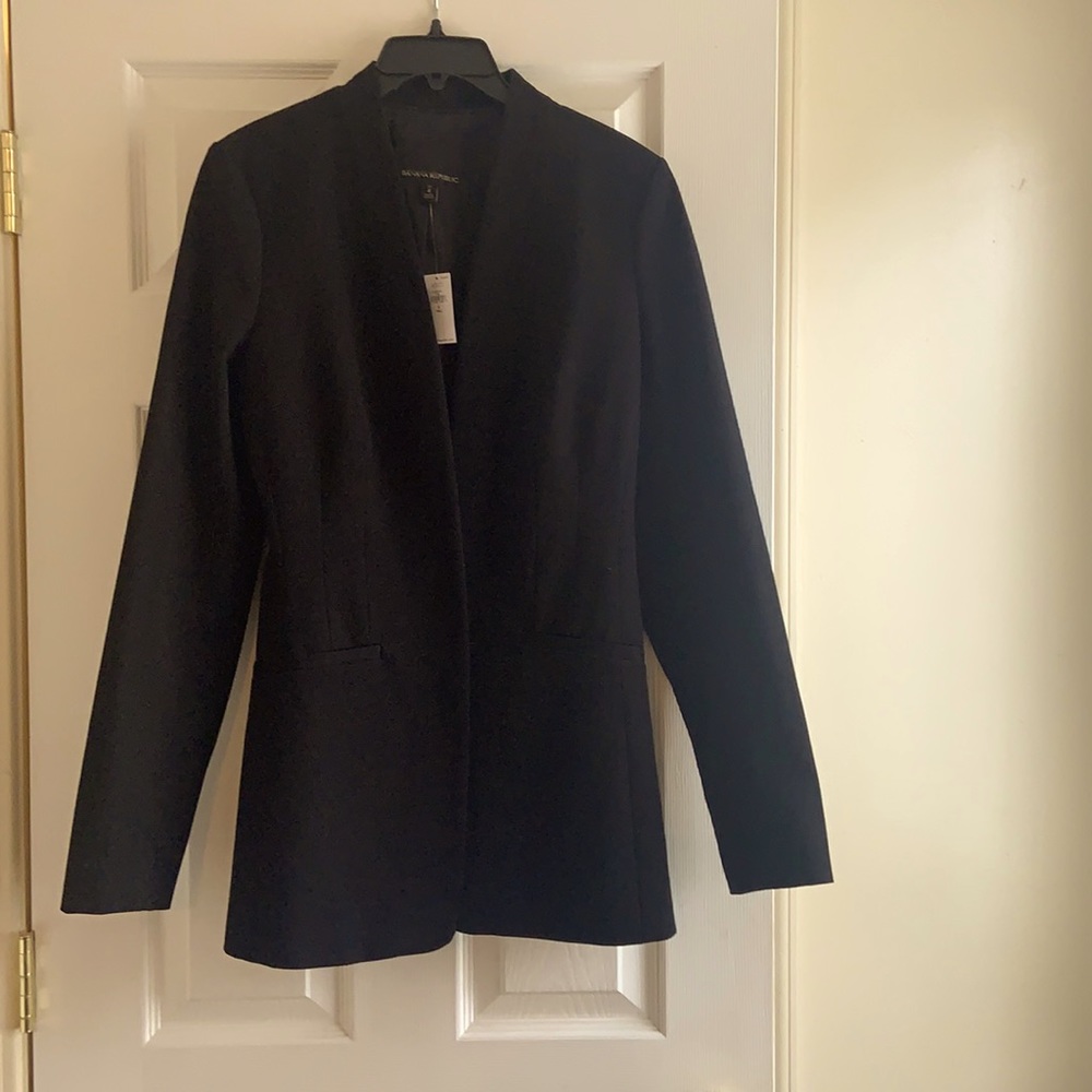 Banana Republic black fitted blazer